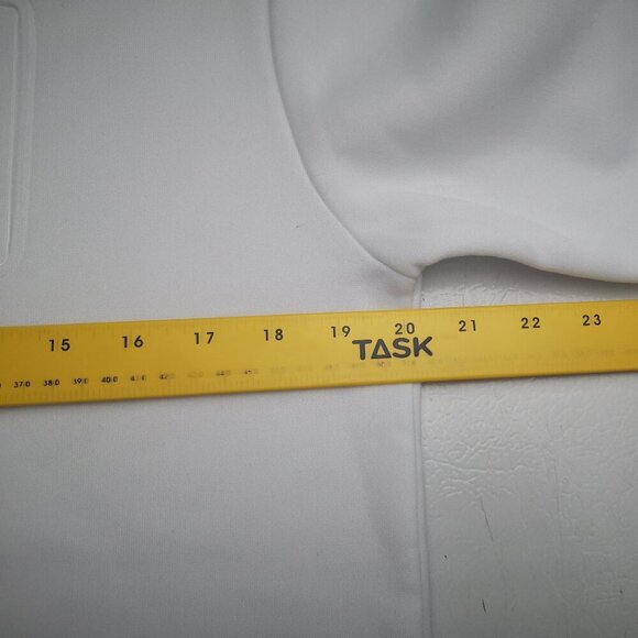 Bud Light Ladies Size Small White Fleece Lined Straight Fit Sweatshirt - Picture 7 of 9